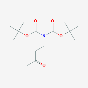 tert-butyl N-[(tert-butoxy)carbonyl]-N-(3-oxobutyl)carbamate