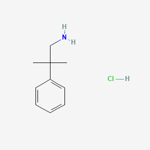 Phenethylamine, beta,beta-dimethyl-, hydrochloride