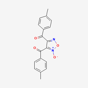 [4-(4-Methylbenzoyl)-5-oxido-1,2,5-oxadiazol-5-ium-3-yl]-(4-methylphenyl)methanone
