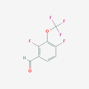 molecular formula C8H3F5O2 B1654234 2,4-Difluoro-3-(trifluoromethoxy)benzaldehyde CAS No. 2149602-63-9