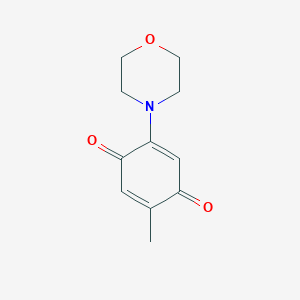 2,5-Cyclohexadiene-1,4-dione, 2-methyl-5-(4-morpholinyl)-
