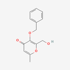 2-hydroxymethyl-3-benzyloxy-6-methyl-pyran-4(1H)-one