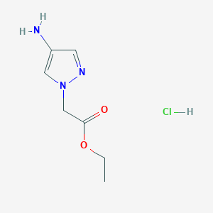 Ethyl 2-(4-amino-1H-pyrazol-1-yl)acetate hydrochloride