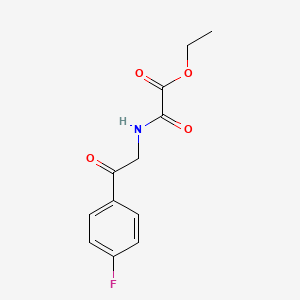 Ethyl 2-[[2-(4-fluorophenyl)-2-oxoethyl]amino]-2-oxoacetate