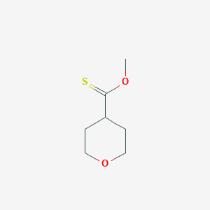 molecular formula C7H12O2S B1654259 Methyl oxane-4-carbothioate CAS No. 2174000-00-9