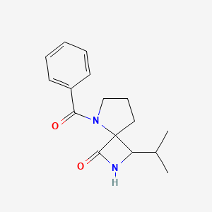 5-Benzoyl-1-propan-2-yl-2,5-diazaspiro[3.4]octan-3-one