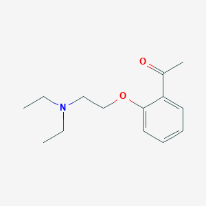 Acetophenone, 2'-(2-(diethylamino)ethoxy)-