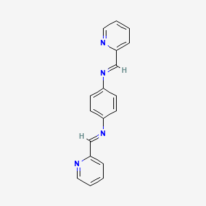 1,4-Benzenediamine, N,N'-bis(2-pyridinylmethylene)-