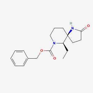 Racemic-(5S,6R)-Benzyl 6-Ethyl-2-Oxo-1,7-Diazaspiro[4.5]Decane-7-Carboxylate
