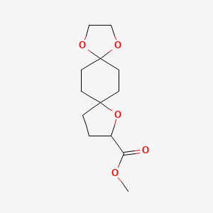 1,4,9-Trioxa-dispiro[4.2.4.2]tetradecane-10-carboxylic acid methyl ester