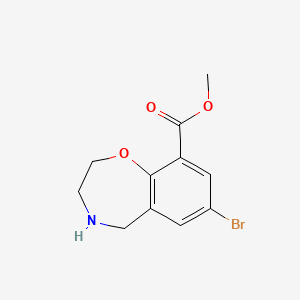 Methyl 7-bromo-2,3,4,5-tetrahydro-1,4-benzoxazepine-9-carboxylate