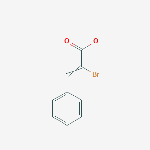 molecular formula C10H9BrO2 B1654276 methyl 2-bromo-3-phenylprop-2-enoate CAS No. 21788-35-2