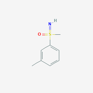 molecular formula C8H11NOS B1654334 S-Methyl-S-(3-methylphenyl) sulfoximine CAS No. 22132-98-5
