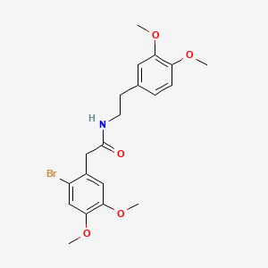 2-(2-Bromo-4,5-dimethoxyphenyl)-N-(2-(3,4-dimethoxyphenyl)ethyl)acetamide