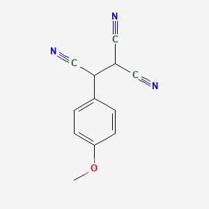 2-(4-Methoxyphenyl)ethane-1,1,2-tricarbonitrile