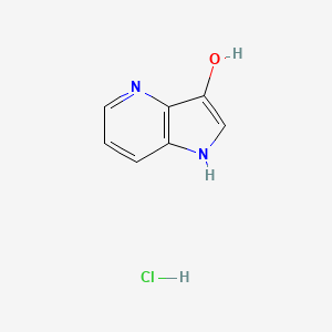 1H-Pyrrolo[3,2-b]pyridin-3-ol;hydrochloride