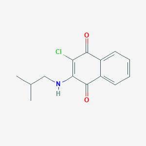 2-Chloro-3-(isobutylamino)-1,4-dihydronaphthalene-1,4-dione