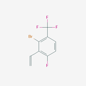 2-Bromo-4-fluoro-1-(trifluoromethyl)-3-vinylbenzene
