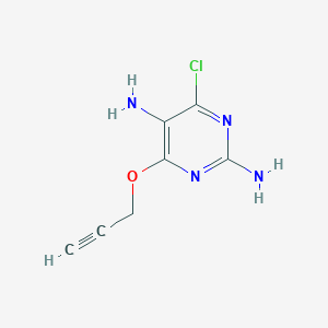 4-Chloro-6-prop-2-ynoxypyrimidine-2,5-diamine