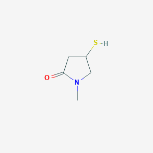 1-Methyl-4-sulfanylpyrrolidin-2-one