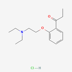 Propiophenone, 2'-(2-(diethylamino)ethoxy)-, hydrochloride