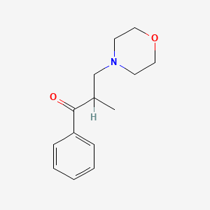 2-Methyl-3-(4-morpholinyl)-1-phenyl-1-propanone