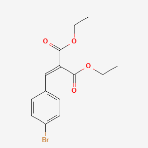 molecular formula C14H15BrO4 B1654377 Diethyl (4-bromobenzylidene)malonate CAS No. 22399-01-5
