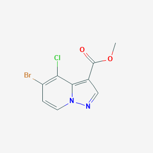 molecular formula C9H6BrClN2O2 B1654391 Methyl 5-bromo-4-chloro-pyrazolo[1,5-a]pyridine-3-carboxylate CAS No. 2250242-68-1
