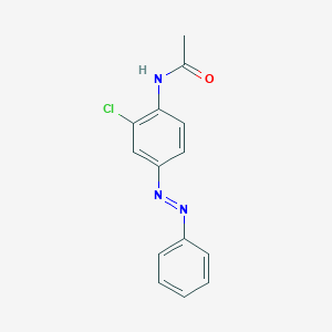 molecular formula C14H12ClN3O B1654398 n1-[2-Chloro-4-(2-phenyldiaz-1-enyl)phenyl]acetamide CAS No. 22608-33-9