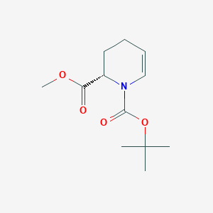 molecular formula C12H19NO4 B1654408 1-tert-Butyl 2-methyl (2S)-3,4-dihydropyridine-1,2(2H)-dicarboxylate CAS No. 227758-95-4
