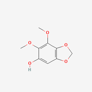 molecular formula C9H10O5 B1654423 6,7-Dimethoxy-1,3-benzodioxol-5-ol CAS No. 22934-70-9