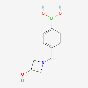 [4-[(3-Hydroxyazetidin-1-yl)methyl]phenyl]boronic acid
