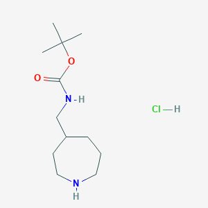tert-butyl N-(azepan-4-ylmethyl)carbamate hydrochloride
