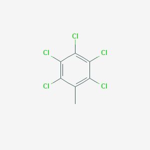 molecular formula C7H3Cl5 B165444 2,3,4,5,6-Pentachlorotoluene CAS No. 877-11-2