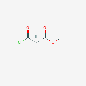 molecular formula C5H7ClO3 B1654442 methyl 3-chloro-2-methyl-3-oxopropanoate CAS No. 23185-24-2