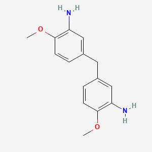 5-[(3-Amino-4-methoxyphenyl)methyl]-2-methoxyaniline