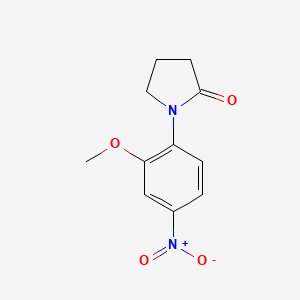 1-(2-Methoxy-4-nitrophenyl)pyrrolidin-2-one