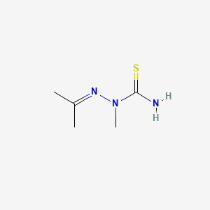molecular formula C5H11N3S B1654449 Acetone 2-methylthiosemicarbazone CAS No. 2324-41-6