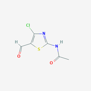 molecular formula C6H5ClN2O2S B1654464 N-(4-chloro-5-formyl-1,3-thiazol-2-yl)acetamide CAS No. 234450-60-3