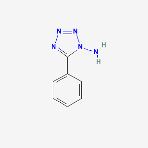 molecular formula C7H7N5 B1654483 5-Phenyltetrazol-1-amine CAS No. 23579-46-6