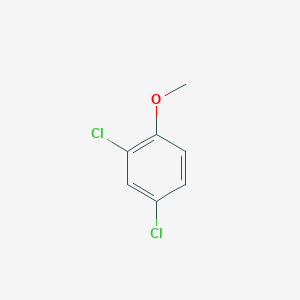 molecular formula C7H6Cl2O B165449 2,4-二氯苯甲醚 CAS No. 553-82-2