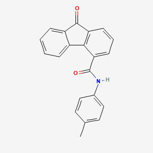 molecular formula C21H15NO2 B1654523 n-(4-methylphenyl)-9-oxo-9h-fluorene-4-carboxamide CAS No. 24040-61-7