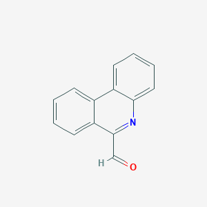 molecular formula C14H9NO B1654531 6-Phenanthridinecarboxaldehyde CAS No. 24160-09-6