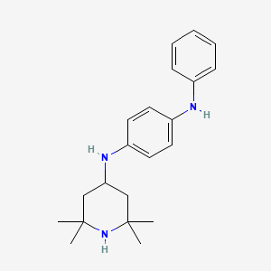 molecular formula C21H29N3 B1654549 N1-PHENYL-N4-(2,2,6,6-TETRAMETHYLPIPERIDIN-4-YL)BENZENE-1,4-DIAMINE CAS No. 24459-88-9