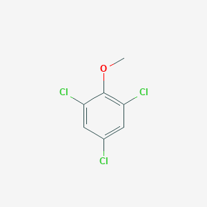 molecular formula C7H5Cl3O B165457 2,4,6-三氯苯甲醚 CAS No. 87-40-1