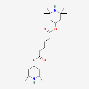 molecular formula C24H44N2O4 B1654581 Bis(2,2,6,6-tetramethylpiperidin-4-yl) hexanedioate CAS No. 24886-40-6