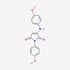 3-(4-Methoxyanilino)-1-(4-methoxyphenyl)-2,5-dihydro-1h-pyrrole-2,5-dione