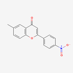6-Methyl-2-(4-nitrophenyl)chromen-4-one