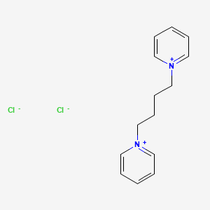 molecular formula C14H18ClN2+ B1654588 Pyridinium, 1,1'-tetramethylenebis-, dichloride CAS No. 25057-79-8