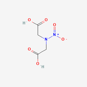 molecular formula C4H6N2O6 B1654590 Acetic acid, nitroiminodi- CAS No. 25081-33-8